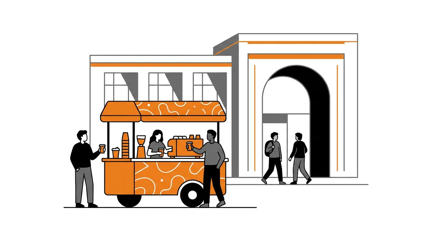 6. Laat de mobiele koffiebar passen bij de uitstraling van de school