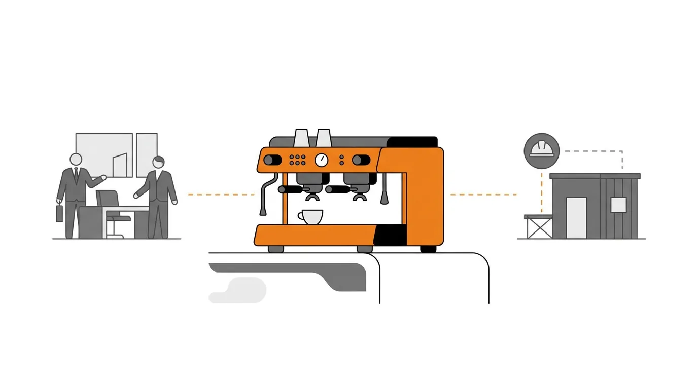 Een professionele koffiemachine tijdelijk huren voor kantoor of projectlocatie - professionele koffiemachine huren tijdelijk