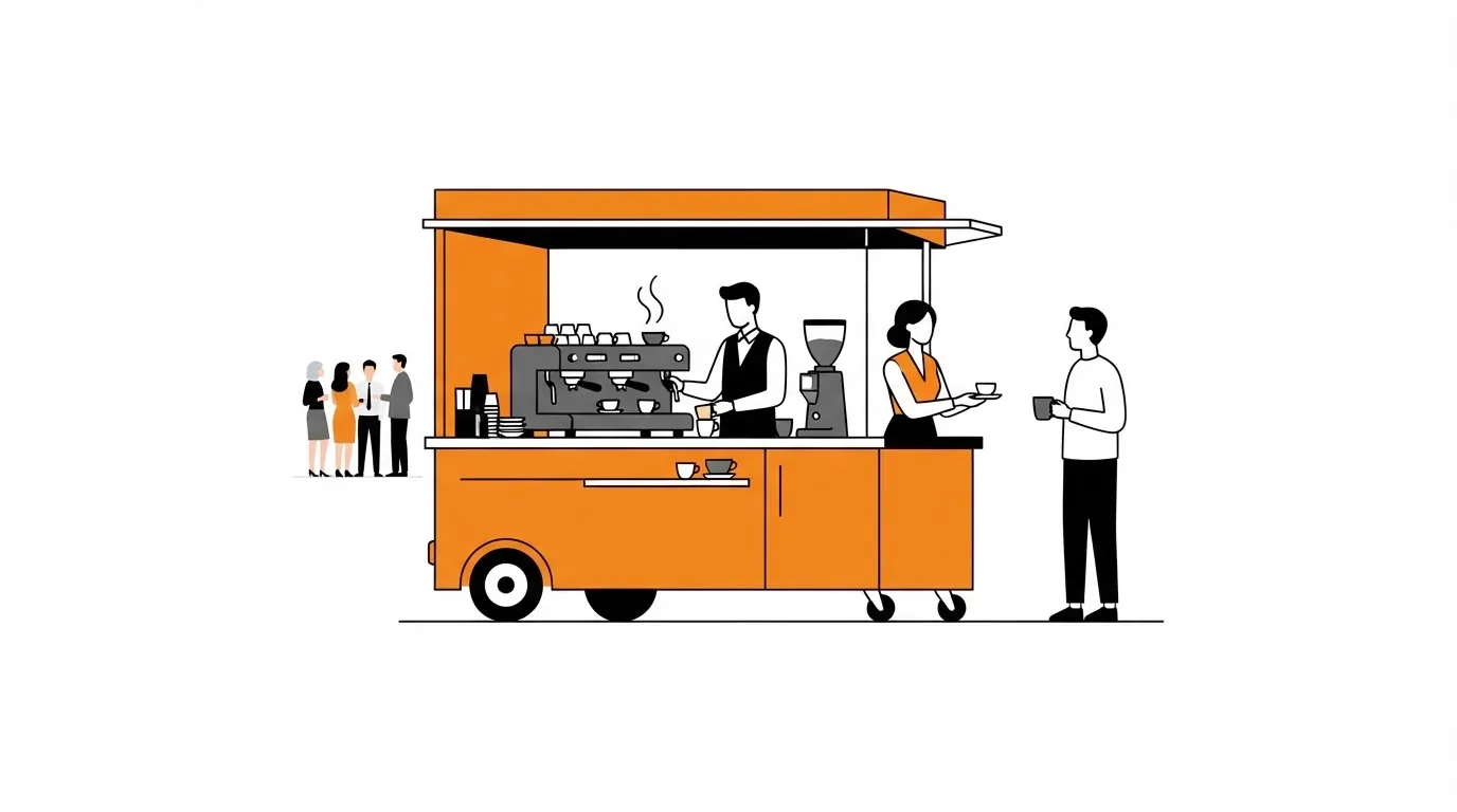 Mobiele koffiebar huren voor een bedrijfsfeest: wat is inbegrepen? - mobiele koffiebar huren bedrijfsfeest