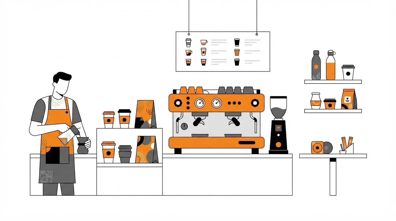 Koffiebar met eigen branding: welke onderdelen kun je personaliseren?