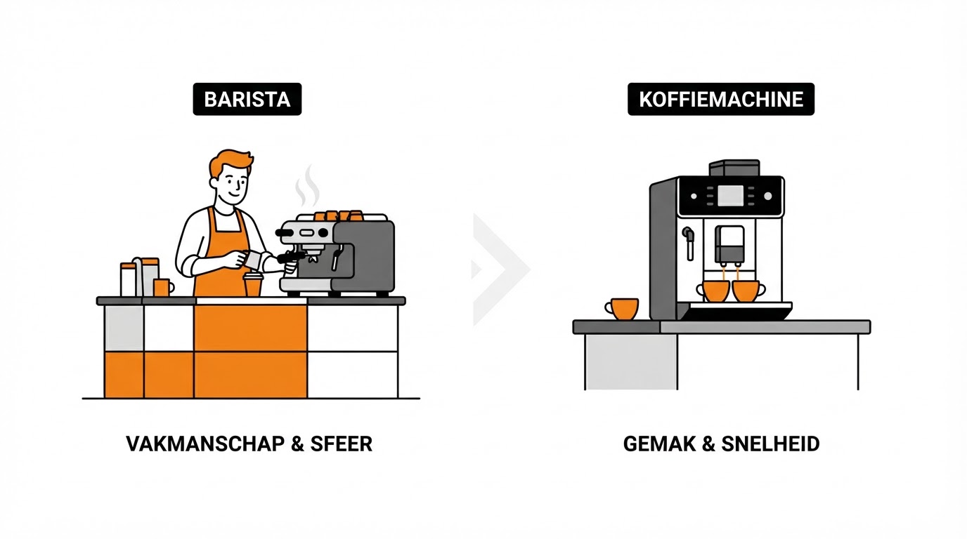 Koffiebar met barista of koffiemachine huren voor een bedrijfsfeest?
