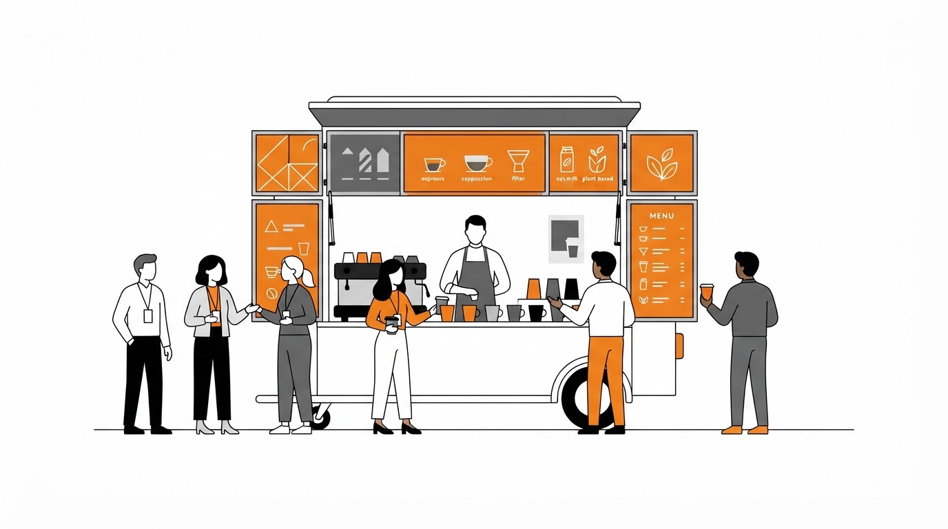 4. Stem assortiment en branding af op congresbezoekers