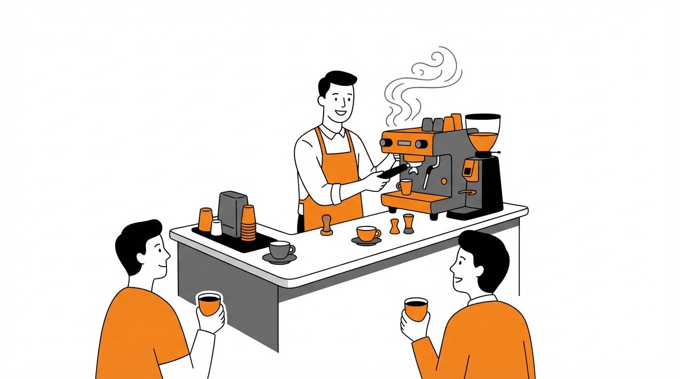 Wat kost een barista huren voor een evenement?